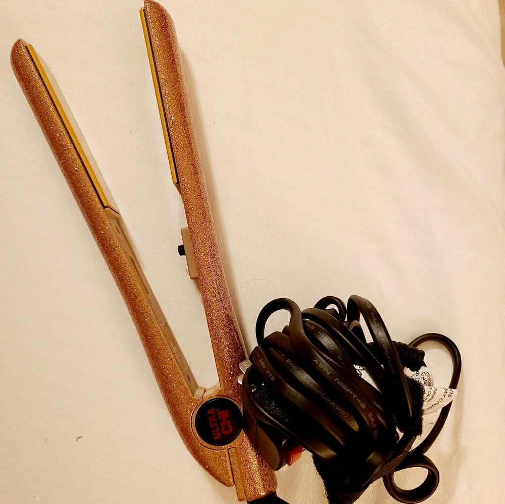 Pink Sparkle CHI Hair Straightener